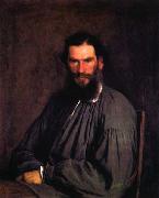 Ivan Kramskoi Leo Tolstoy France oil painting artist